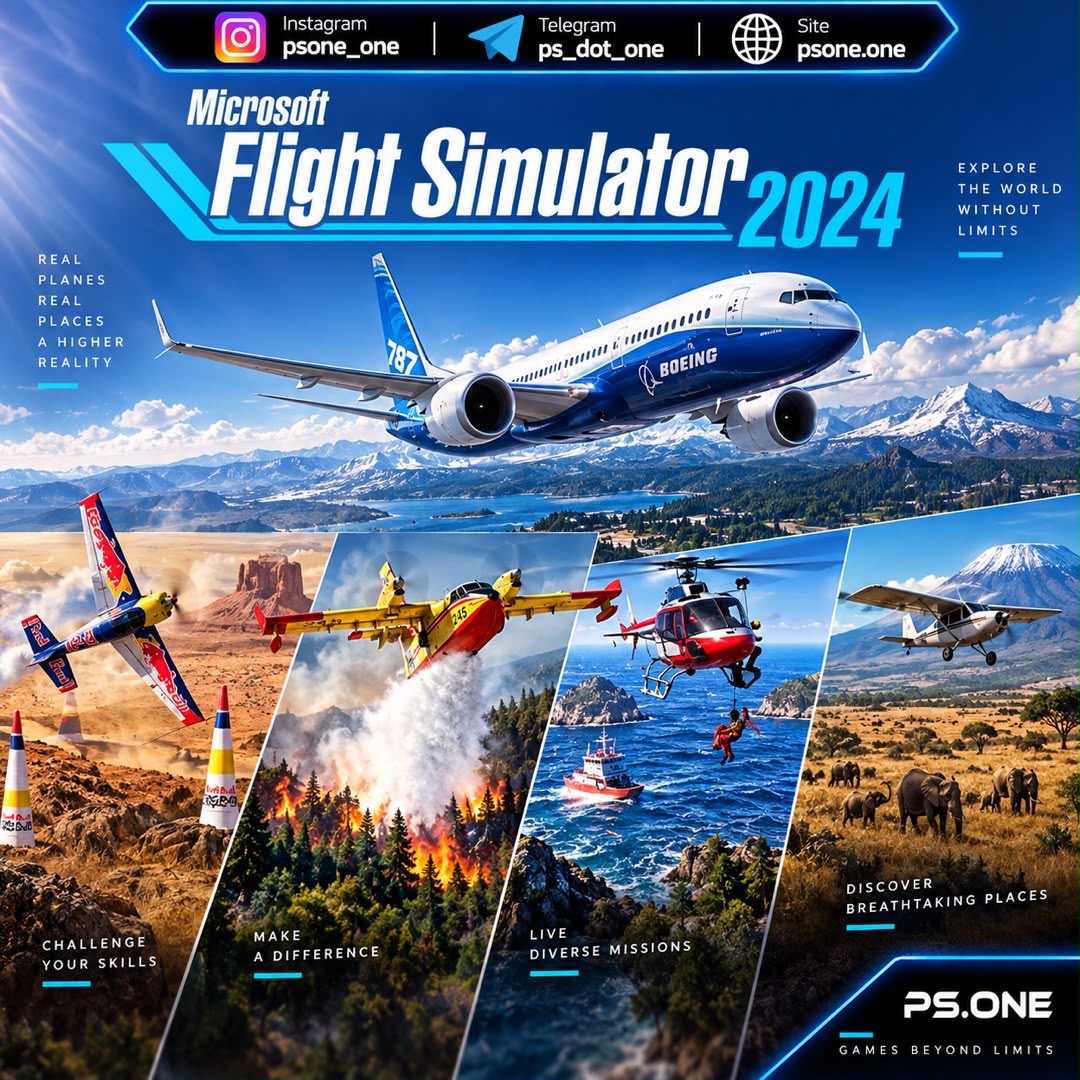 b045ae43-9bbd-4bef-a532-14d0a7d5c0b6 خرید بازی Microsoft Flight Simulator 2024- Standard Edition برای ps5 - تصویر 1